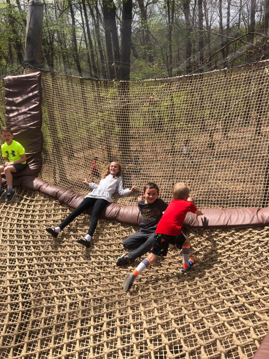 children's garden bounce net