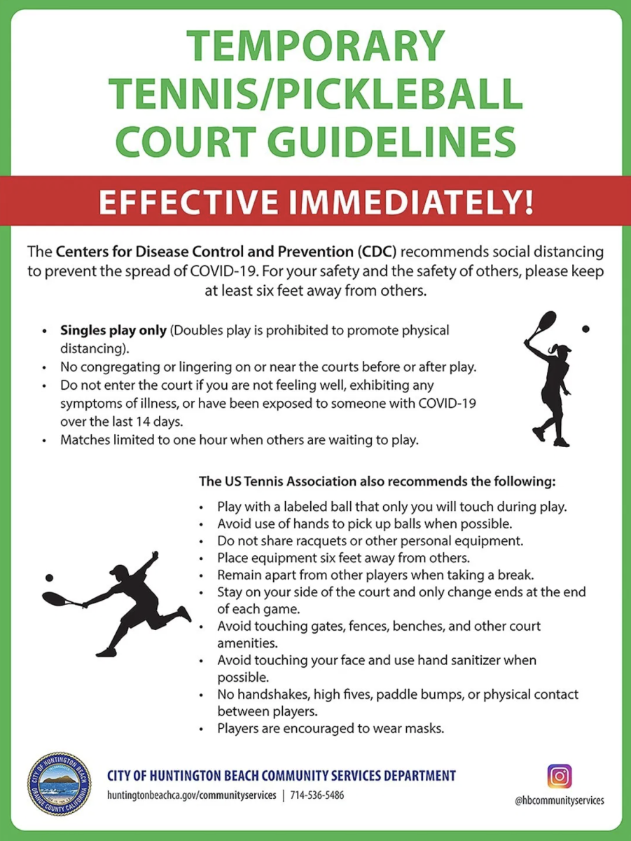 TEMPORARY TENNIS/PICKLEBALL COURT GUIDELINES