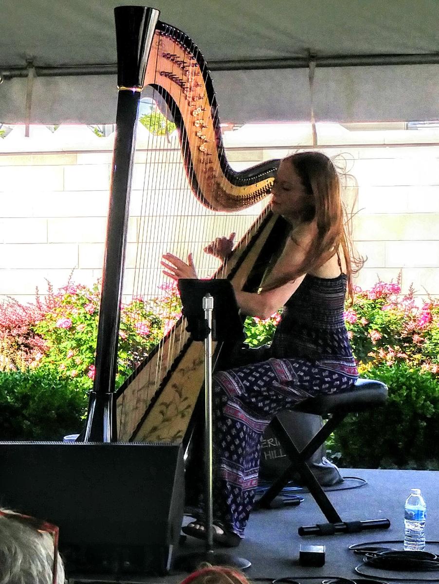 Harpist Erin Hill