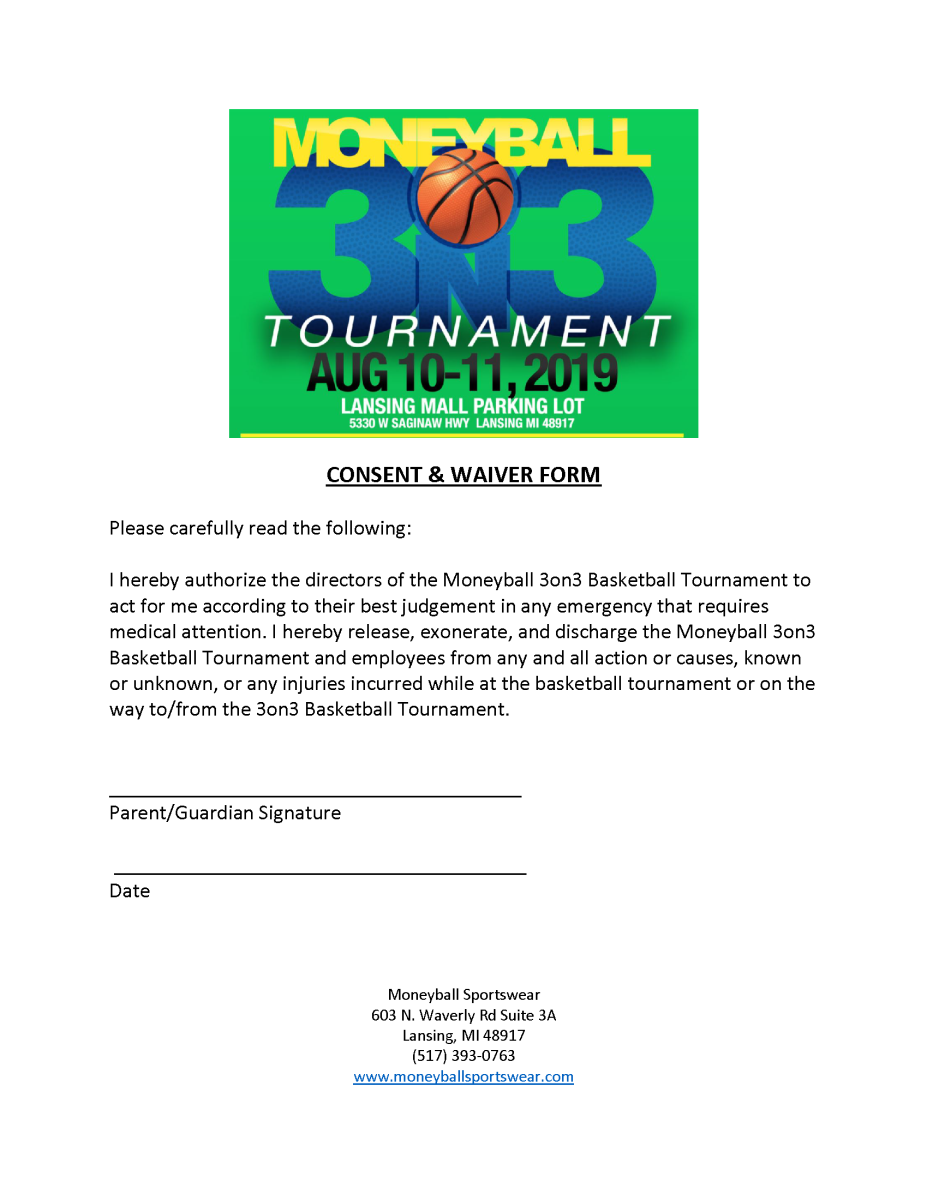 moneyball 3on3 consent waiver 2019