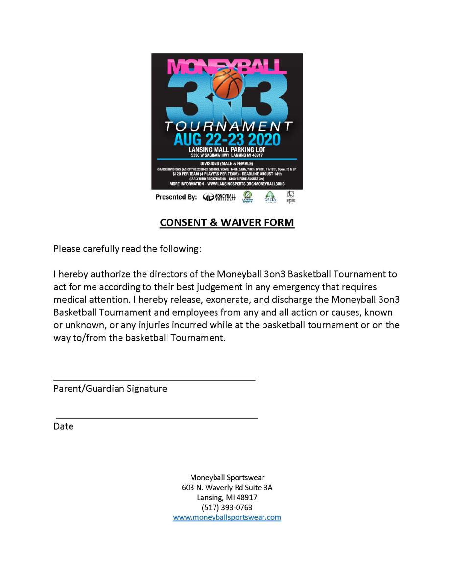 Moneyball Consent Form