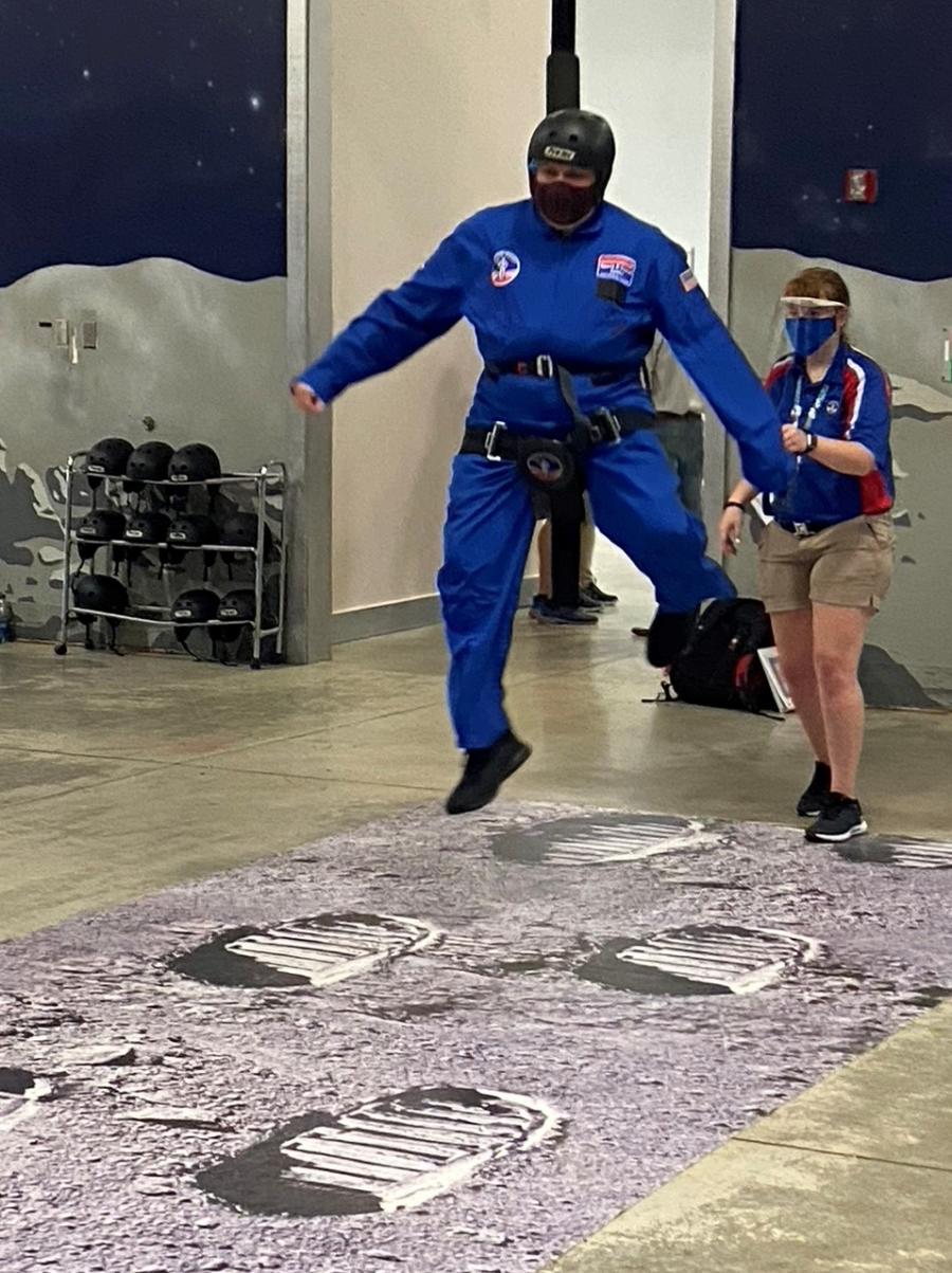 David Space Camp Space Walk