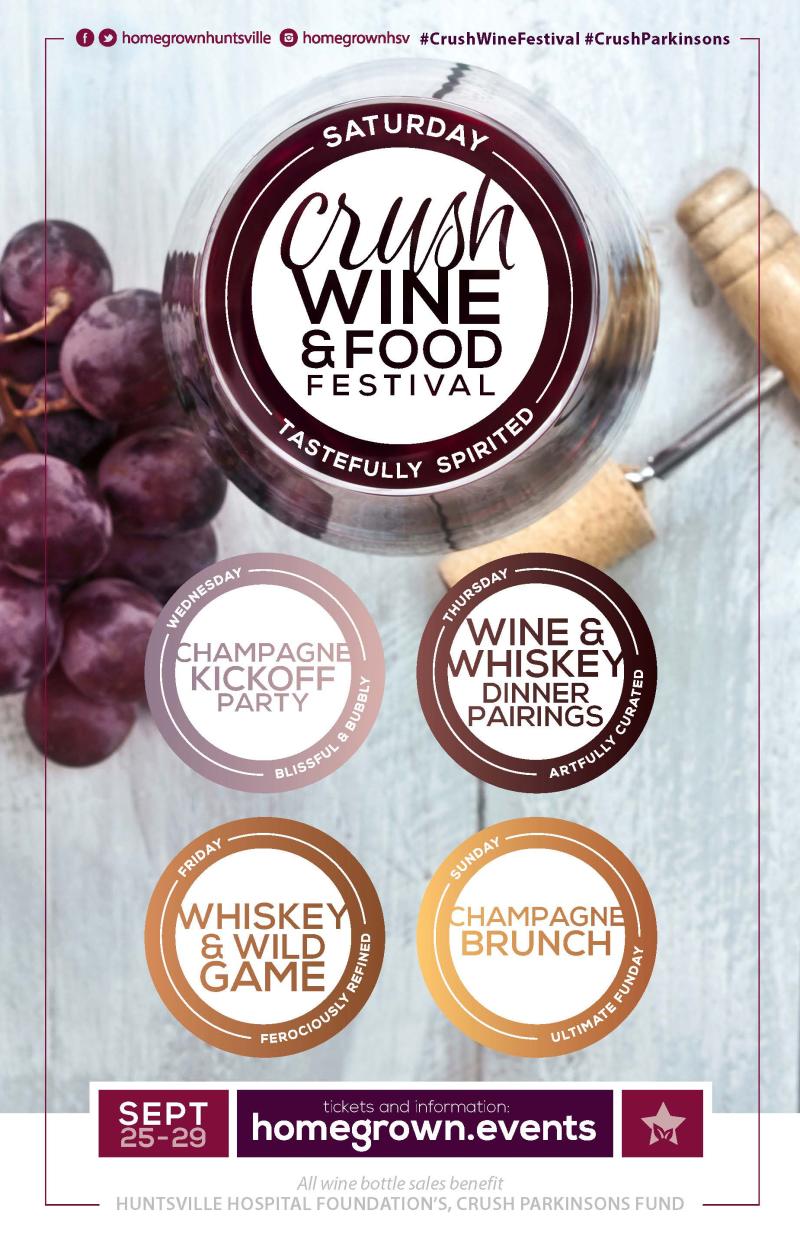 Fall in Love with Huntsville's Crush Wine and Food Festival