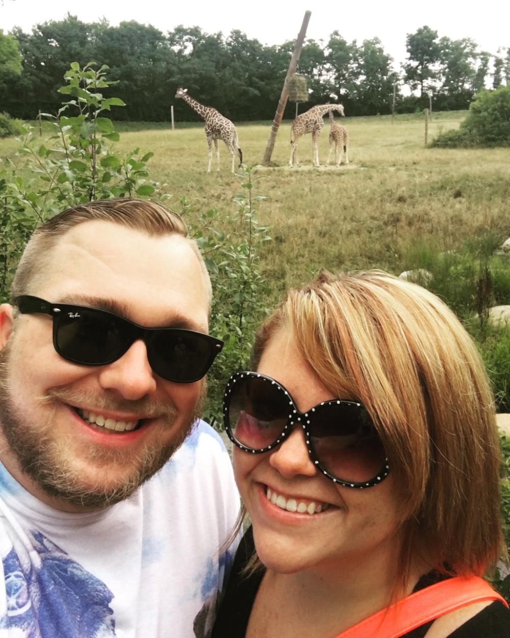 Never miss the chance to take a selfie with some giraffes!