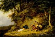 Image Credit: Cornelius D. Kriefhoff, The Storyteller, c. 1855-1860, Oil on canvas, 12 1/8 x 18 x 18 ¼ in. Museum purchase 78.951.F