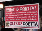 Goetta Sign