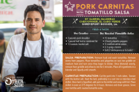 Pork Carnitas with Tomato Salsa recipe from Chef Gabriel Balderas at El Cabo Verde