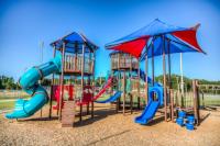 A free playground for kids in the Golden isles of Georgia