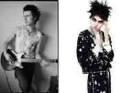 Left: Sid Vicious, 1977. Courtesy of The Metropolitan Museum of Art, Photograph © Dennis Morris - all rights reserved. Right: Karl Lagerfeld (French, born Hamburg, 1938) for House of Chanel (French, founded 1913), 2011. Vogue, March 2011. Courtesy of The Metropolitan Museum of Art, Photograph by David Sims.