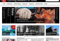 The Corning Museum of Glass has launched a redesigned website at http://www.cmog.org/. The site offers new content, increased access to the Museum’s collection and new user-friendly features. The front page serves as a starting point to explore 35 centuries of glass art: the site now features thousands of videos, articles, images and resources on glass and glassmaking.