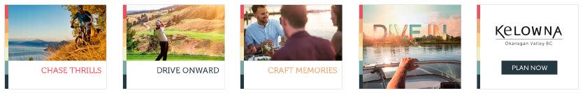 Tourism Kelowna digital ad sample 2