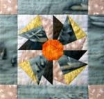 Original pinwheel design by North Country Quilt Guild President Mary Knapp.