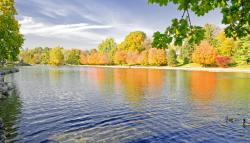 Children's Lake Fall Foliage-700