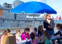 Children enjoying summer activities offered at the H. Lee White Marine Museum last summer.