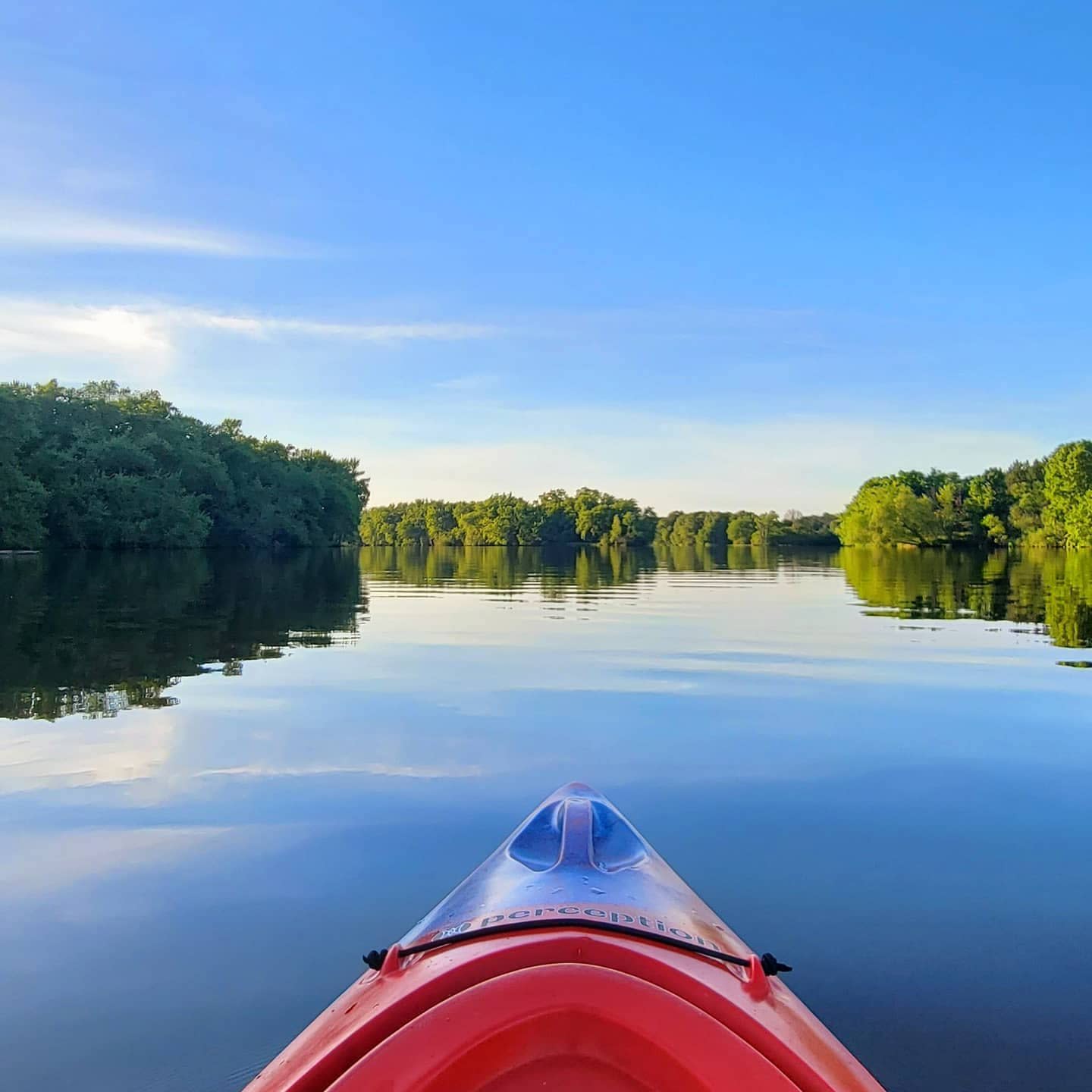 Paddling on the Wisconsin River Flowage