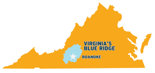 Virginia's Blue Ridge - Virginia State Map