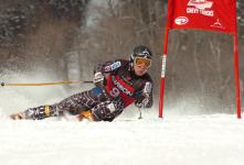 Lake Placid native Andrew Weibrecht competing at Whiteface during the 2008 NorAm Championships.