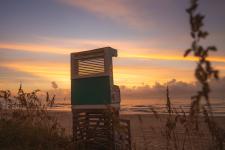 Carolina Beach lifeguard stand