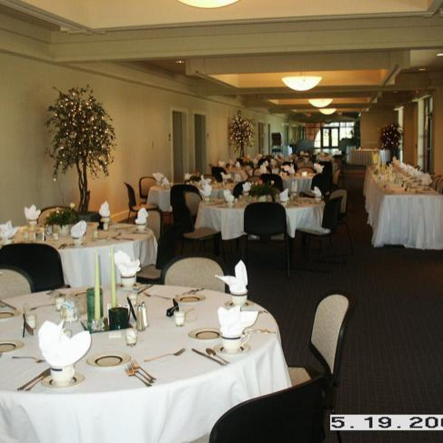 Banquet Set up at the Conference Center at Shippensburg University