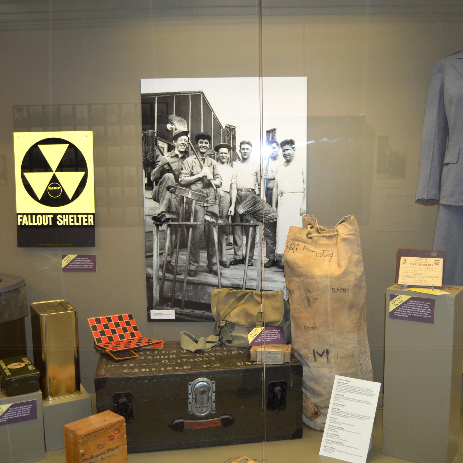 CCHS Museum Military Display