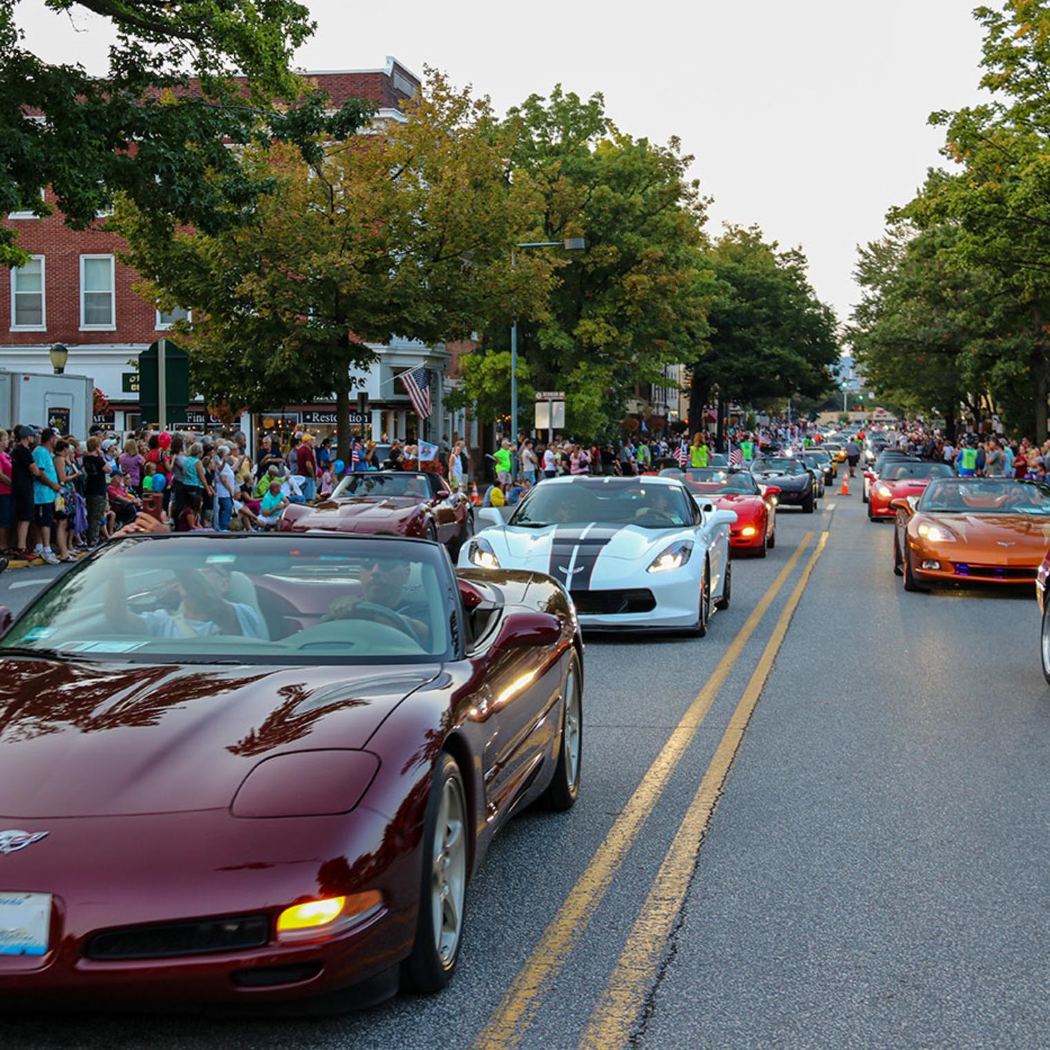 Downtown Corvette Parade