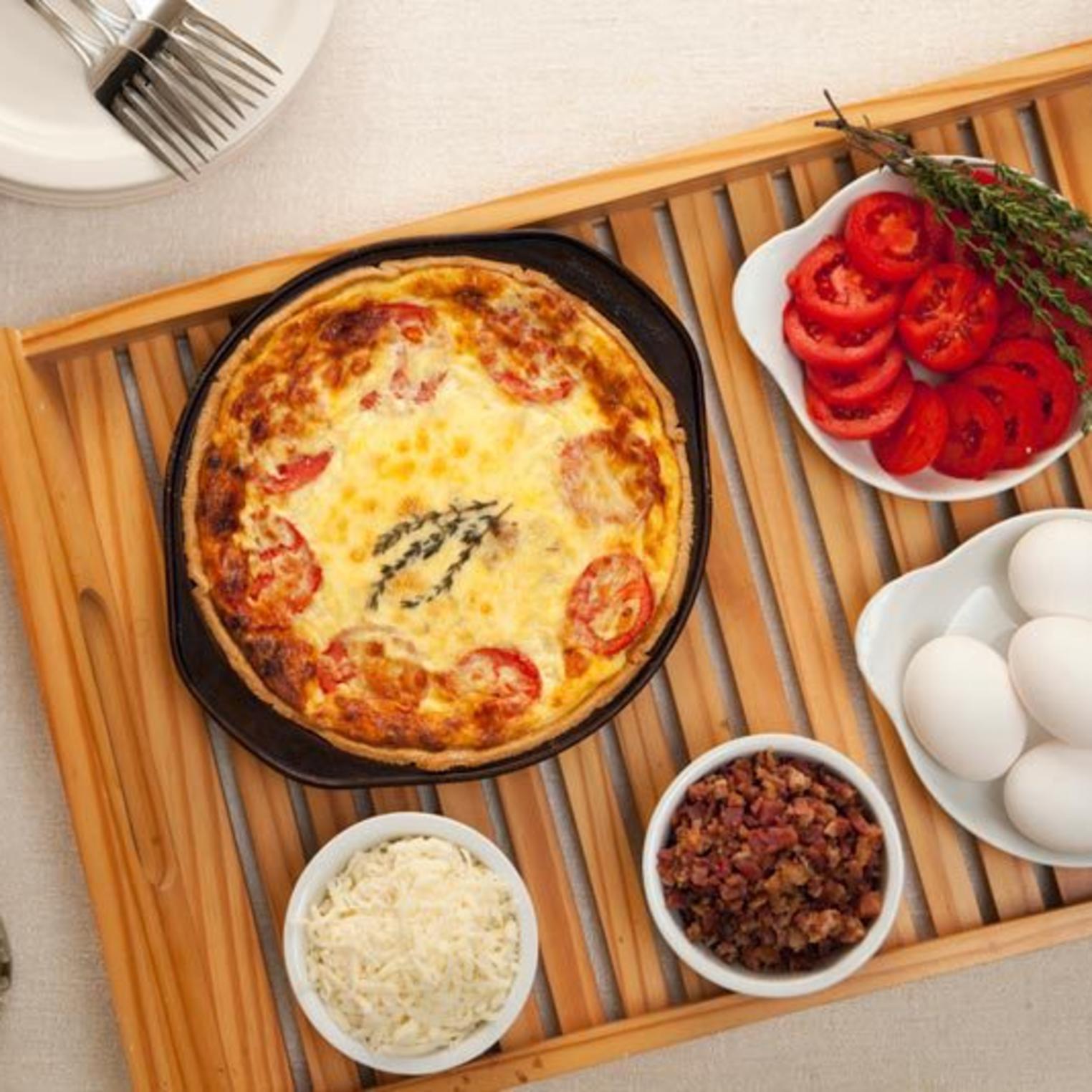 Homemade Quiche for Breakfast
