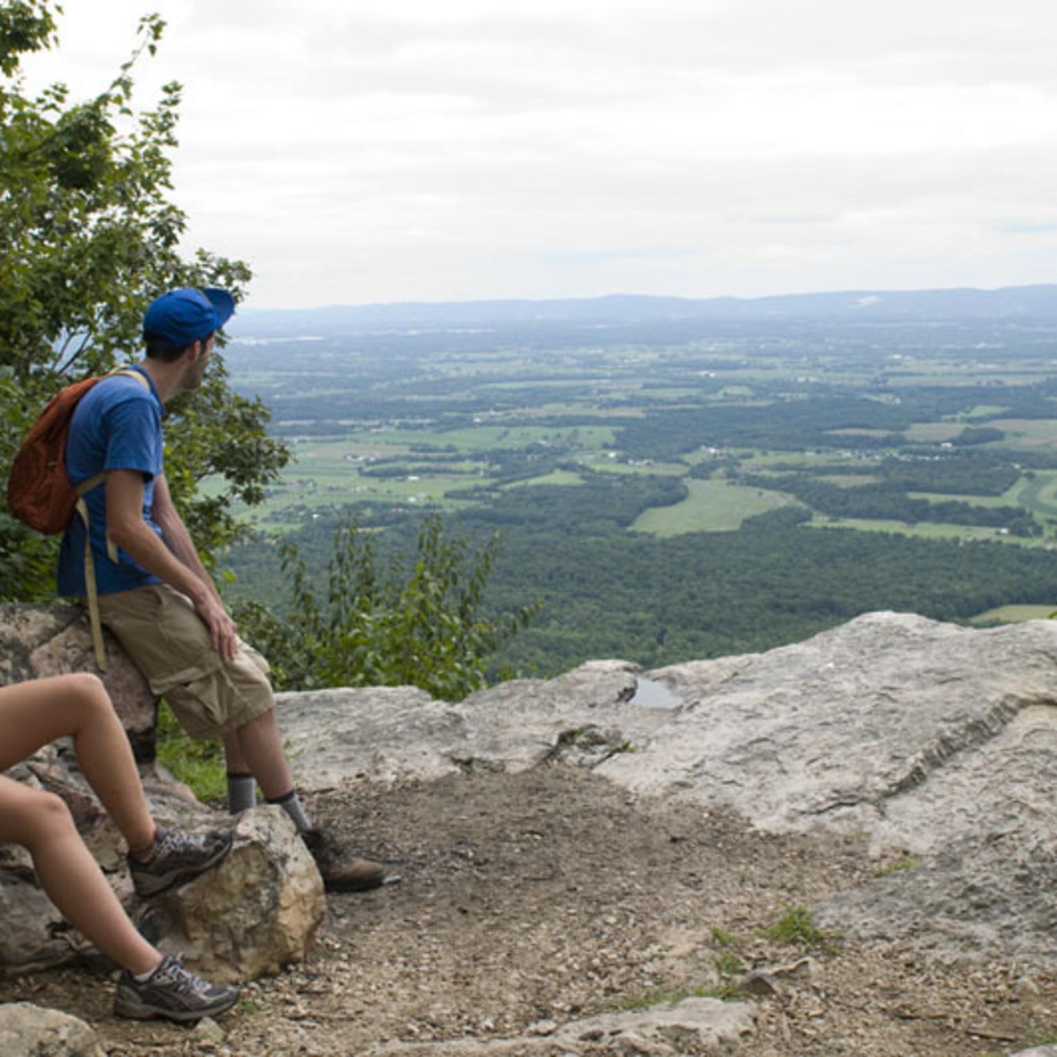 Flat Rock Trail Overlook in Colonel Denning State Park
