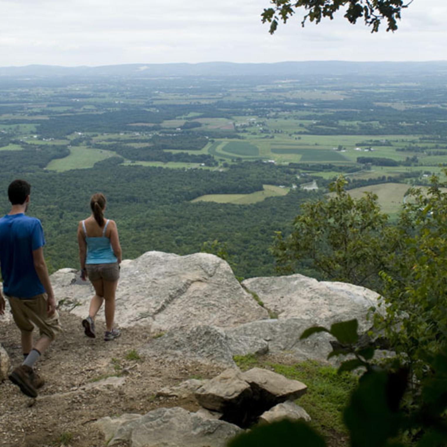Flat Rock Trail Overlook in Colonel Denning State Park