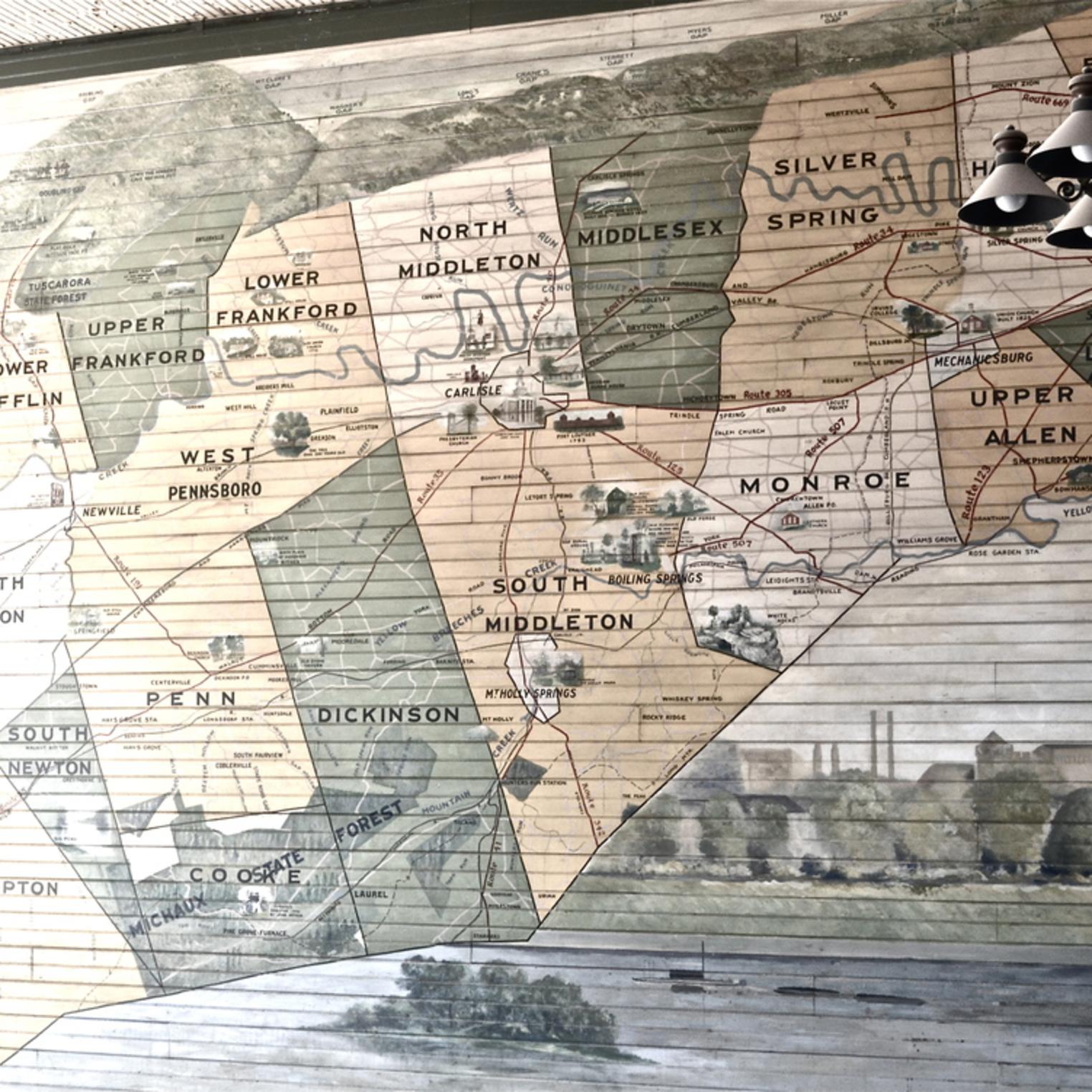 Allenberry Resort Map Mural