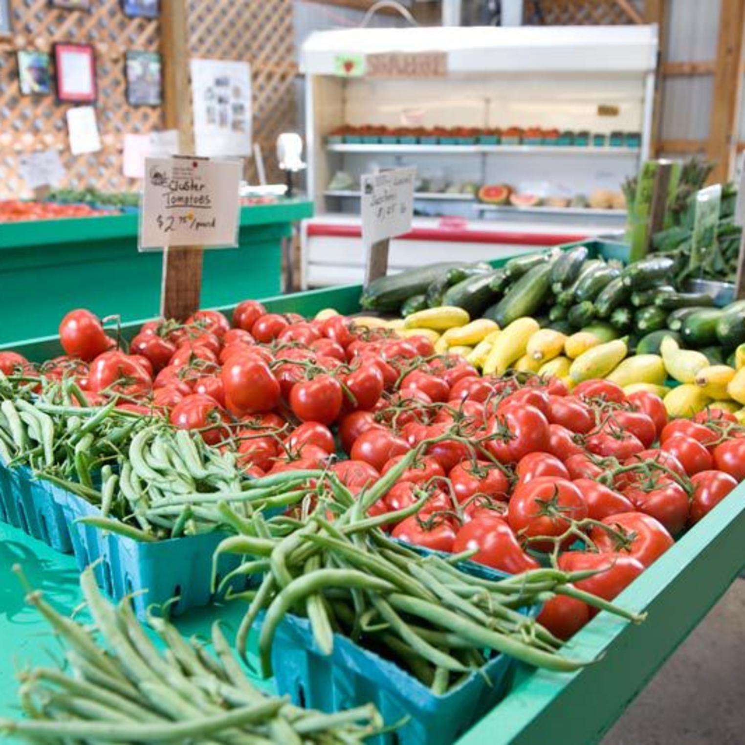 Produce at Paulus Farm Market