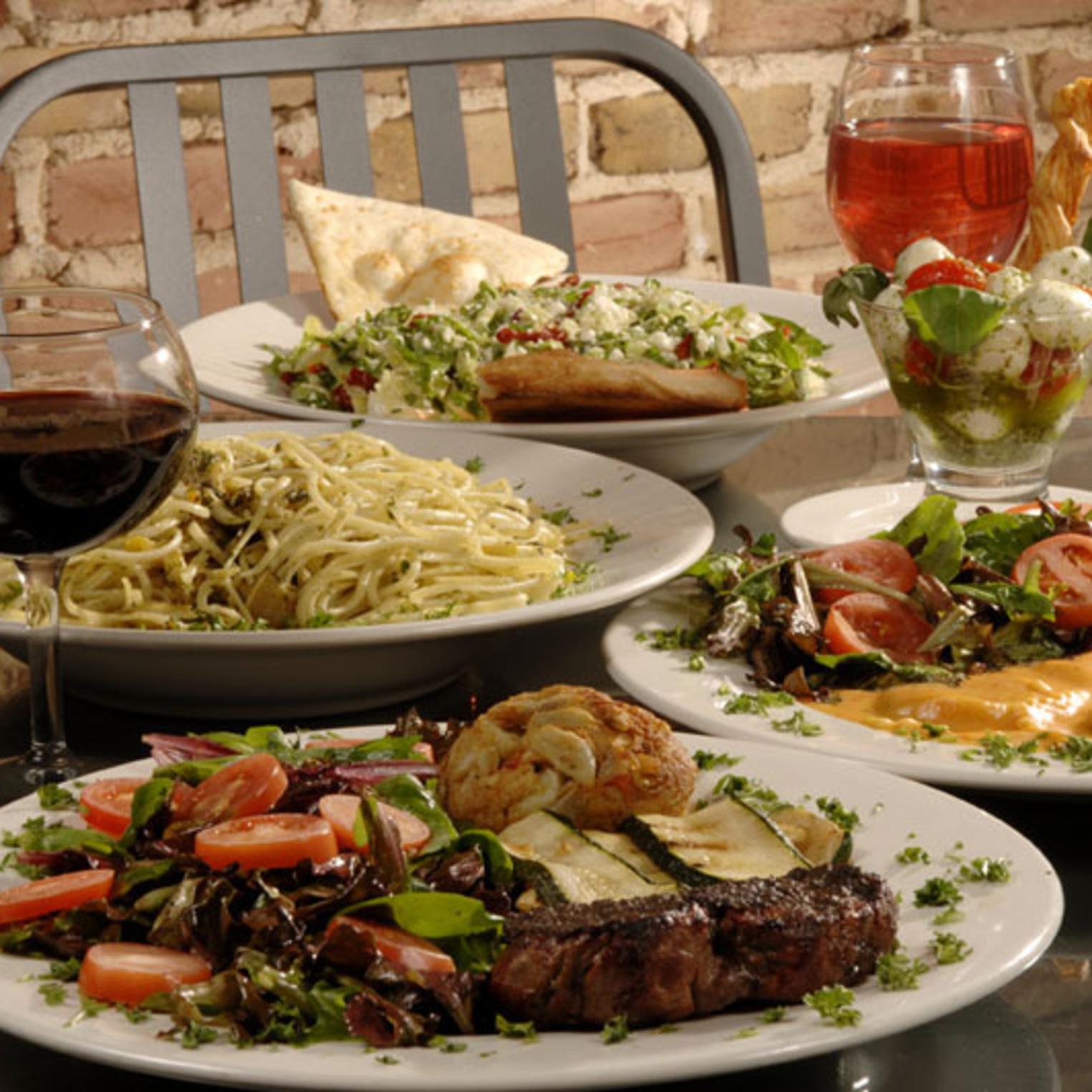 Entrees at Pizza Grille