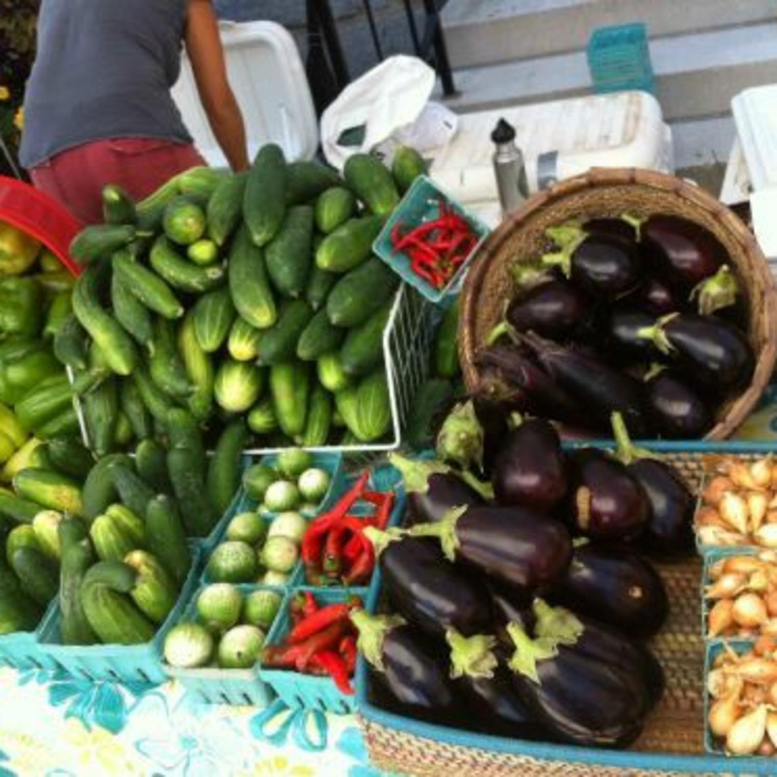 Produce at Everblossom Farm