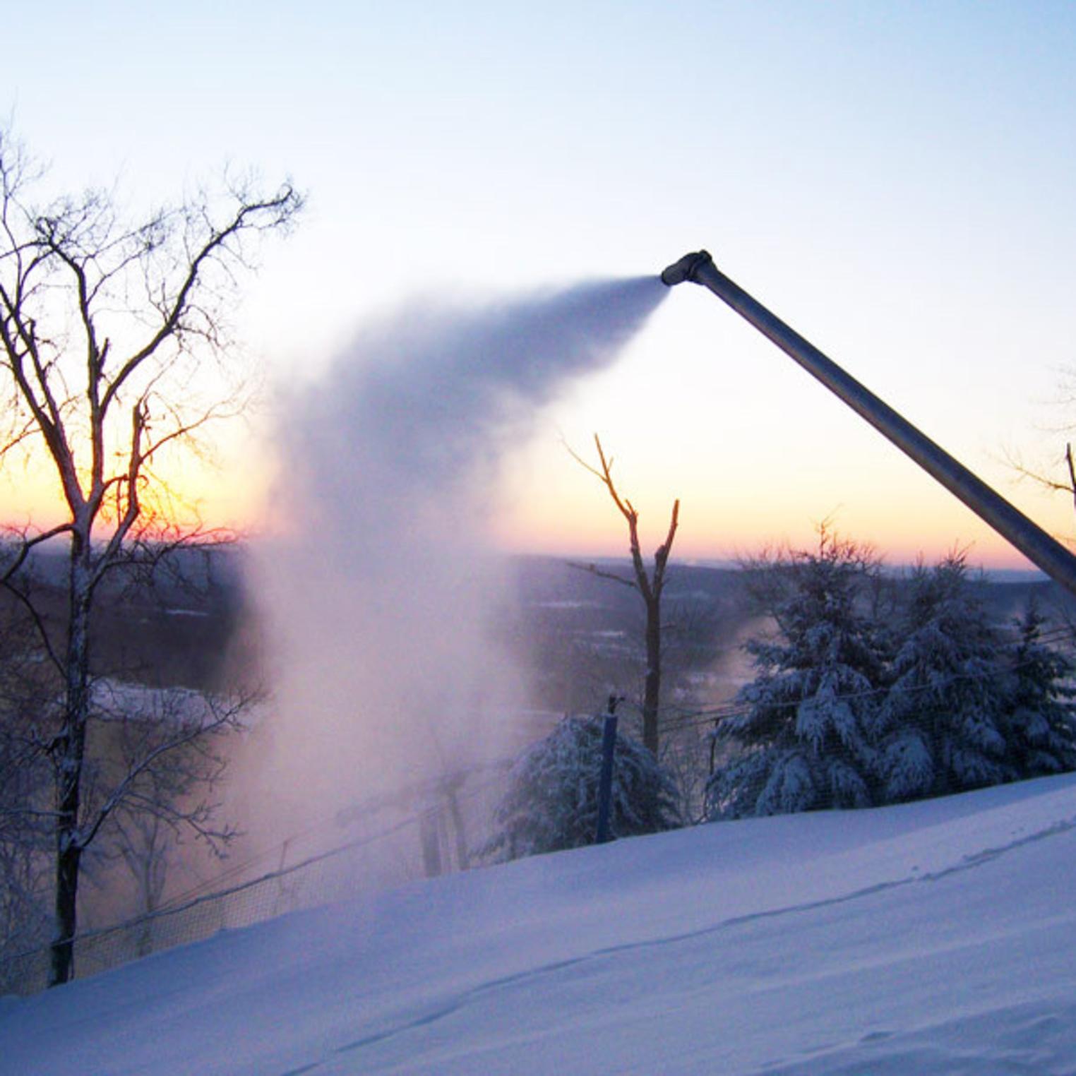 Making Snow at Roundtop Mountain Resort