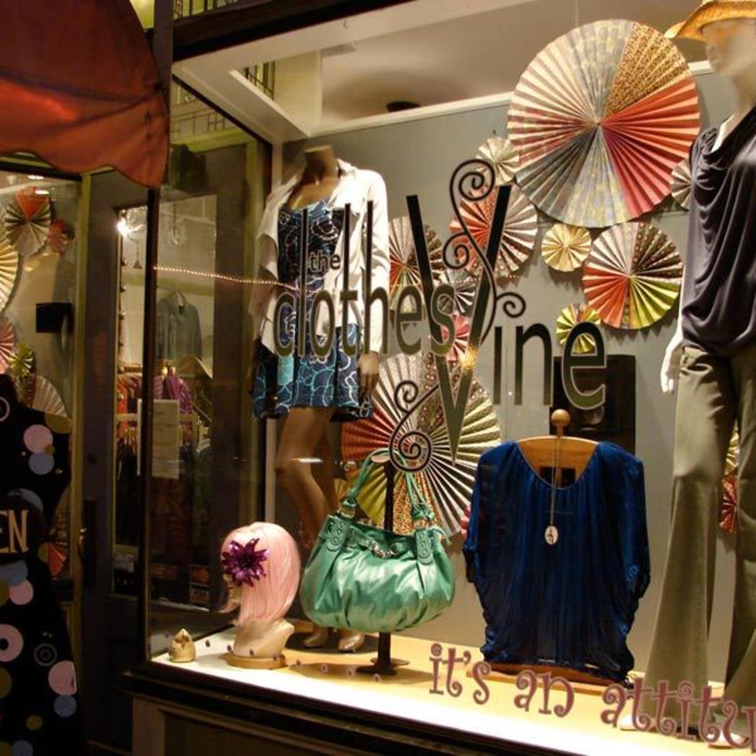 ClothesVine Display Window