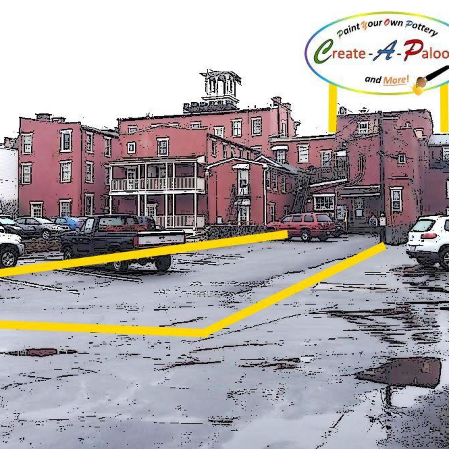 Create-A-Palooza's Parking Lot