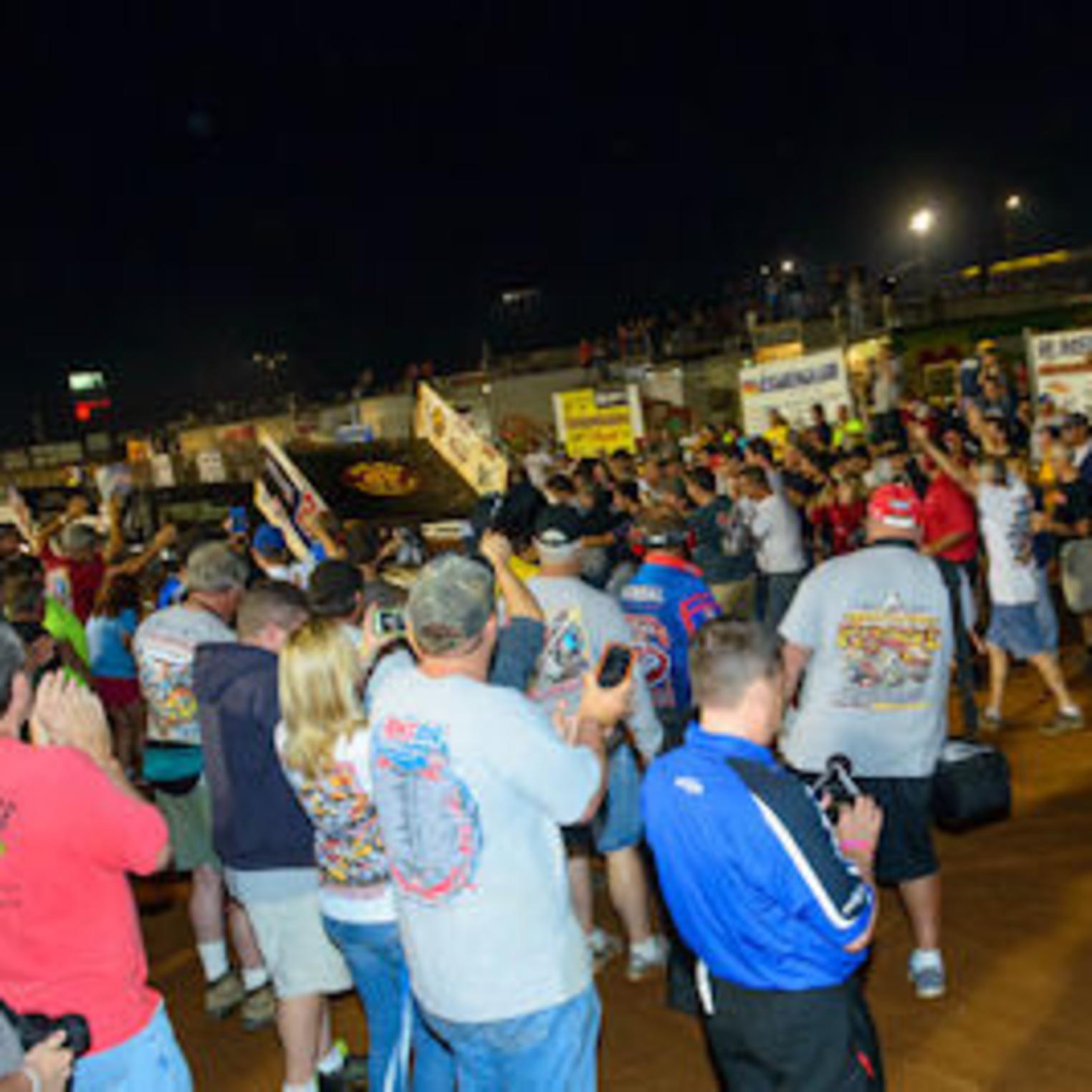 Crowd After Race