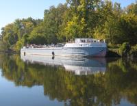 The historic canal motorship Day Peckinpaugh