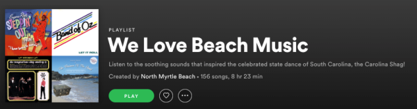 beach music spotify