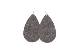 Nickel and Suede Earrings Overland Park Holiday Shopping List