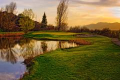 Spanish Oaks Golf Course at Sunset