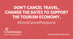 Chautauqua County - Dont Cancel - Postpone
