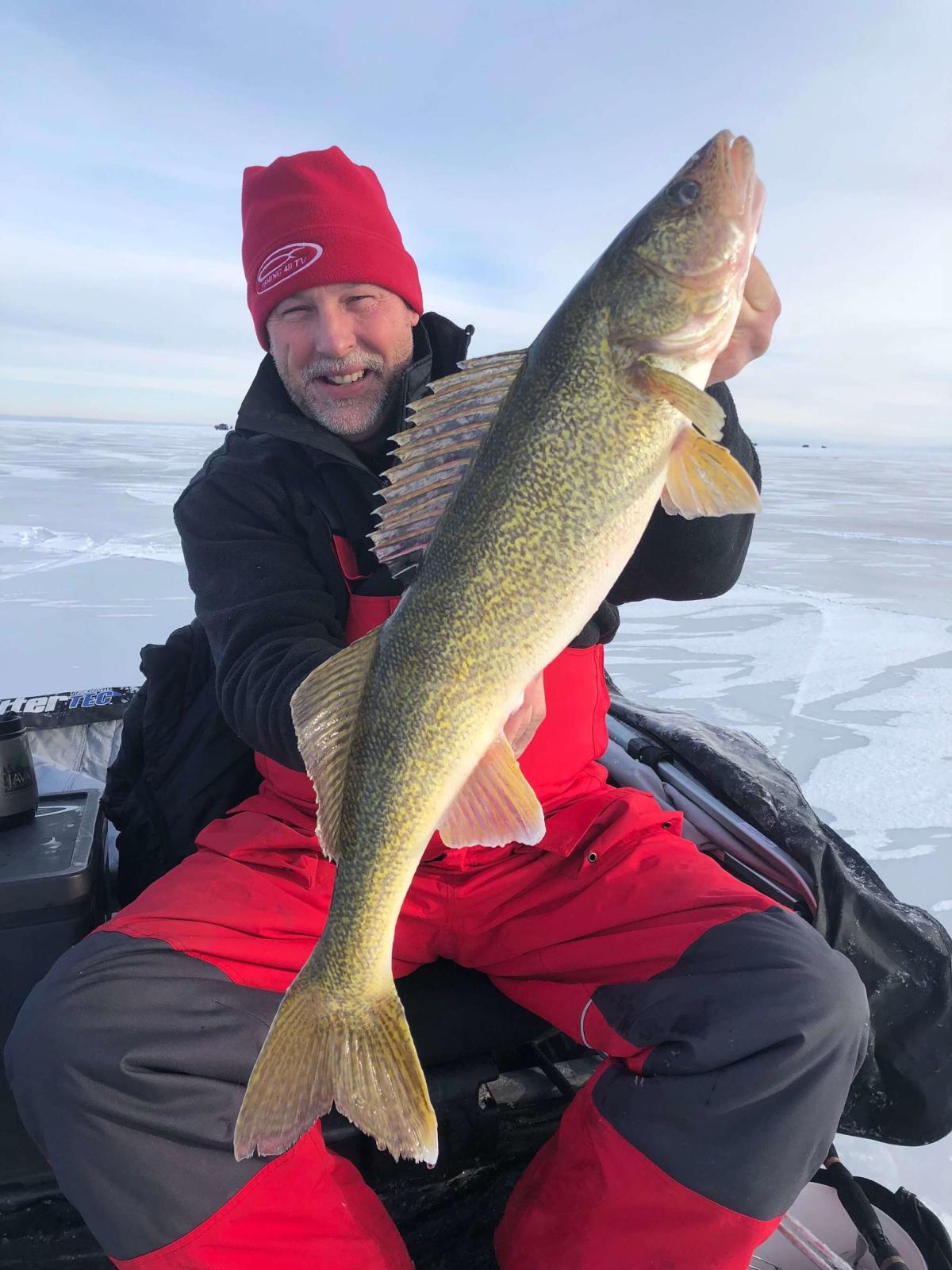 Winter Walleye Ice Fishing In Michigan S Great Lakes Bay Region