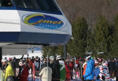 Photo: Taken Saturday, December 13, 2009, Bristol Mountain; Comet Express Lift. Photo Courtesy of Drew Broderick