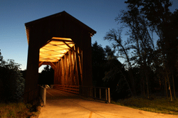 Chambers Railroad Covered Bridge by Traci Williamson