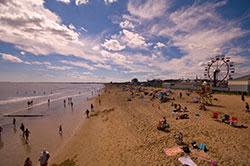 Busy beach