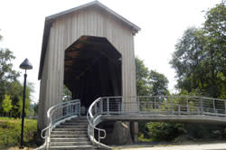 Chambers Railroad Covered Bridge by Molly Blancett