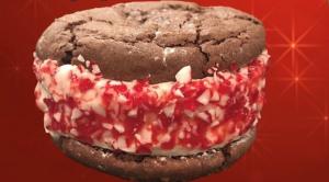 Dells Peppermint Ice Cream Cookie Sandwich