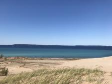 Early view at Sleeping Bear Point
