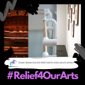Relief4ourarts Houston logo