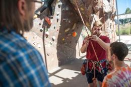 Rock Climbing at Georgia College